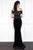 Nicole Bakti - 6849 Lace Off-Shoulder Trumpet Dress Evening Dresses