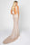 Nicole Bakti - 6998 Embellished High Halter Trumpet Dress Evening Dresses