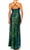 Nightway 21936A - Sleeveless Cowl Shimmer Evening Gown Special Occasion Dress
