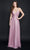 Nina Canacci - 1520 Spaghetti Strap V-Neck Gown Special Occasion Dress 0 / Mauve