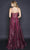 Nina Canacci - 1525 Sleeveless Corset Evening Gown - 1 pc Raspberry in Size 12 Available CCSALE 12 / Raspberry
