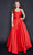 Nina Canacci - 1532 Scoop Neck A-Line Gown Special Occasion Dress 2 / Red