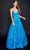 Nina Canacci 1541 - Strapless Cutout Prom Dress Special Occasion Dress 0 / Turquoise