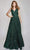 Nina Canacci - 3175 Sleeveless Sequin A-Line Gown Special Occasion Dress 4 / Emerald