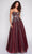 Nina Canacci 3206 - Floral Embellished Sleeveless Prom Dress Special Occasion Dress 0 / Black Red Multi