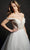 Nina Canacci - 5205 Beaded Applique Tiered Gown Special Occasion Dress