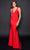 Nina Canacci 7503 - Sleeveless Plunging V-Neck Prom Gown Special Occasion Dress 0 / Red