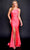 Nina Canacci 7510 - Asymmetrical Neck Prom Gown Special Occasion Dress 2 / Salmon