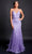 Nina Canacci 8210 - Sleeveless Lace-up Back Prom Gown Special Occasion Dress 0 / Lilac