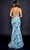 Nina Canacci 8211 - Sequined Floral Sheath Long Gown Special Occasion Dress