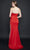 Nina Canacci - 9128 Corset Bodice Gown with Slit Special Occasion Dress