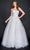 Nina Canacci - 9137 Strapless Embellished Ballgown Prom Dresses 4 / Ivory