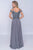 Nina Canacci - Embroidered A-Line Evening Dress M507 - 1 pc Grey In Size 20 Available CCSALE 20 / Grey