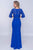 Nina Canacci - Fitted V-Neck Lace Evening Dress M301 - 1 pc Royal In Size 14 Available CCSALE 14 / Royal