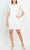 Nina Leonard L0474A - Lace Sheath Formal Dress Cocktail Dresses S / Ivory