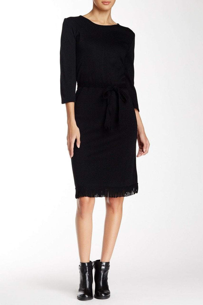 nina leonard dress this dress combines comfort LONG DRESSES Color:Brown/White Pinstripe Morgan & Co. Corset