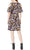 Nine West 10654198 - Chevron Print Cold Shoulder Cocktail Dress Cocktail Dresses