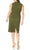 Nine West 10687230 - Lace High Neckline Knee-Length Dress Special Occasion Dress
