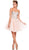 Nox Anabel - 6015 Sweetheart Neckline Corset Style Cocktail Dress Special Occasion Dress XS / Nude