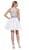 Nox Anabel - 6053 Gem Embellished Halter Two-Piece Cocktail Dress Special Occasion Dress