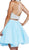 Nox Anabel - 6257 Beaded Yoke Halter A-Line Dress Special Occasion Dress