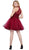 Nox Anabel - 6354 Lace Illusion High Halter A-line Dress Special Occasion Dress