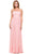 Nox Anabel - 7124 Pleated Sweetheart A-line Long Formal Gown Special Occasion Dress XS / Bashful Pink