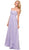 Nox Anabel - 7124 Pleated Sweetheart A-line Long Formal Gown Special Occasion Dress XS / Lilac