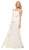 Nox Anabel - 7125 Long One Shoulder Dress Special Occasion Dress XS / Ivory