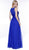 Nox Anabel - 7126 Sleeveless Lace and Chiffon A-Line Evening Dress Special Occasion Dress