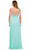 Nox Anabel - 8140 Rhinestone Embellished Ruched Long Dress Special Occasion Dress