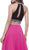 Nox Anabel - 8214 Two-Piece Bedazzled Halter Neck A-line Dress Special Occasion Dress