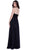 Nox Anabel - 8233 Halter Illusion Laced Bodice Long Evening Gown Special Occasion Dress