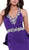 Nox Anabel - 8315 Embellished V-neck Satin Mermaid Dress Special Occasion Dress