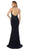 Nox Anabel - A175 Applique Halter Neck Trumpet Dress Special Occasion Dress