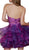 Nox Anabel - A610 Embroidered Halter Tiered A-line Dress Special Occasion Dress