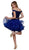 Nox Anabel - A613 Off Shoulder Crop Top Ruffled Skirt Party Dress Special Occasion Dress