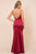 Nox Anabel - C302 Sleeveless Cowl Neckline Sheath Satin Gown Evening Dresses