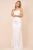 Nox Anabel - C302 Sleeveless Cowl Neckline Sheath Satin Gown Evening Dresses 4 / Cream