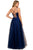 Nox Anabel - C415 Embroidered Scoop Neck Long A-line Gown Prom Dresses