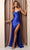 Nox Anabel E1042 - Cowl Neck High Slit Evening Gown Evening Dresses