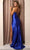 Nox Anabel E1042 - Cowl Neck High Slit Evening Gown Evening Dresses