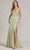 Nox Anabel E1068 - Cowl Strappy Prom Dress Evening Dresses 00 / Sage