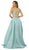 Nox Anabel - E161 Sleeveless Sweetheart Crop top Two-Piece A-Line Gown Special Occasion Dress