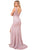 Nox Anabel - E373 Embroidered Scalloped V-neck Trumpet Dress Evening Dresses