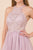 Nox Anabel - E696 Lace Halter A-Line Short Dress Homecoming Dresses