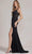 Nox Anabel H1090 - V-Neck Embroidered Prom Dress Evening Dresses