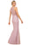 Nox Anabel - H404 Embellished Jewel Neck Sheath Dress Evening Dresses
