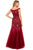 Nox Anabel - J325 Off Shoulder Lace Appliqued Trumpet Gown Prom Dresses