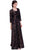 Nox Anabel - Lace Embroidered A-line Dress with Jacket 5139 CCSALE 4XL / Black & Silver